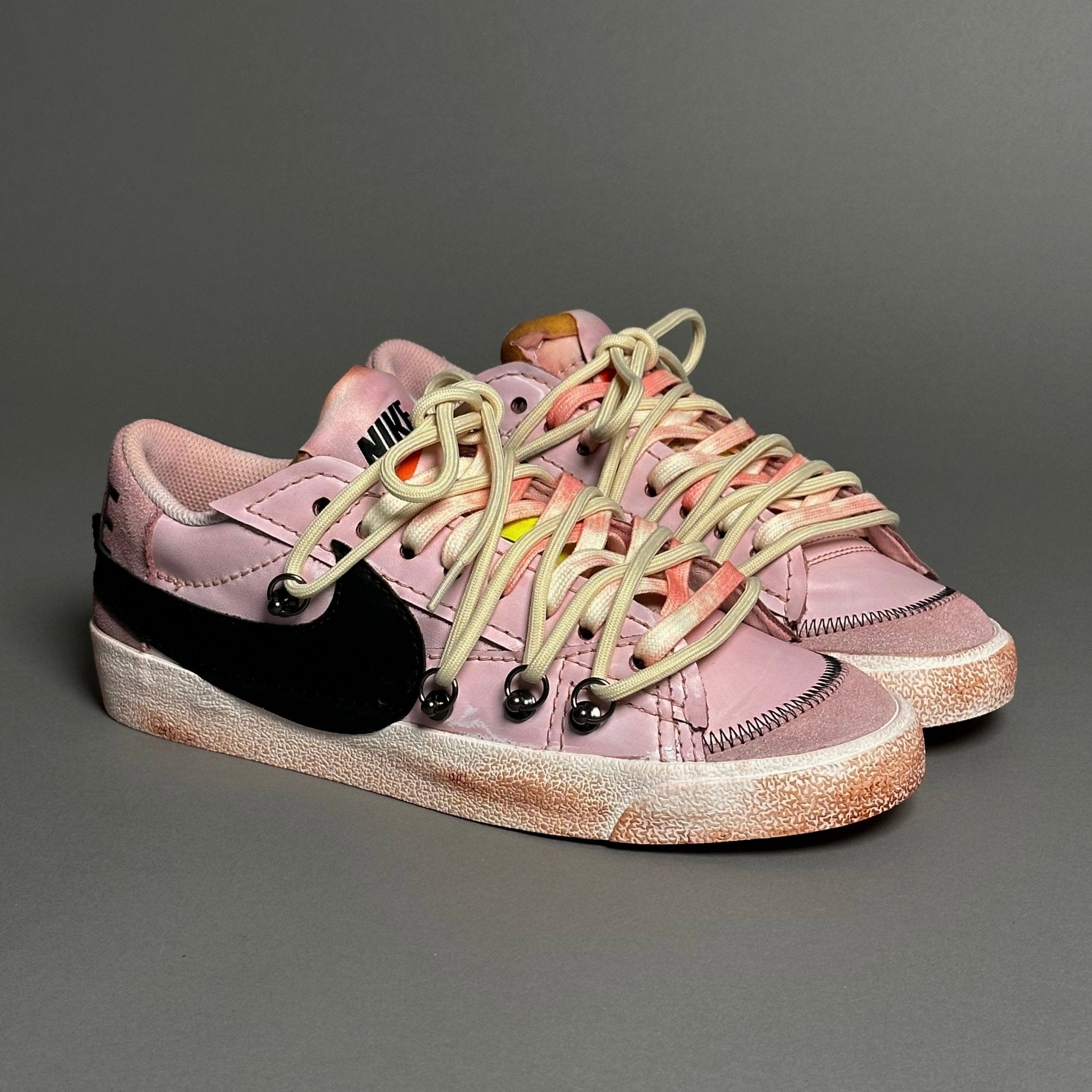 Nike Blazer Low '77 Jumbo Cocoa Brown Shaded Pink “Over Laces Beige” - EV8 Style